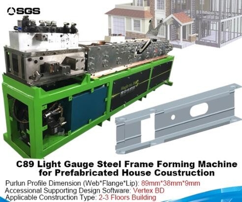 30m/Min Light Gauge Steel Roll que forma a máquina 5.5KW
